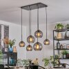 Koyoto Lámparas suspendidas, Luminarias esféricas, Lámparas colgantes Ahumado, 6 luces