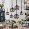 Koyoto Lámparas suspendidas, Luminarias esféricas, Lámparas colgantes Ahumado, 6 luces