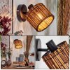 Cando Apliques, Spot de pared Negro, 1 luz