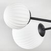 Chehalis Plafones, Luminarias esféricas 62 cm Blanca, 6 luces