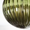 Chehalis Plafones, Luminarias esféricas 30 cm Azul, Verde, Color cobre, 3 luces