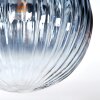 Chehalis Plafones, Luminarias esféricas 33.5 cm Azul, Verde, Transparente, Color cobre, 3 luces