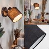 Bassagoda Apliques, Spot de pared Negro, 1 luz