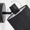 Bassagoda Apliques, Spot de pared Negro, 1 luz