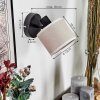 Bassagoda Apliques, Spot de pared Negro, 1 luz