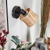 Cavaca Apliques, Spot de pared Negro, 1 luz