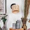 Cavaca Apliques, Spot de pared Negro, 1 luz