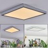 Finsrud Plafones, Panel LED Plata, 1 luz