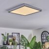 Finsrud Plafones, Panel LED Plata, 1 luz