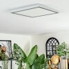 Finsrud Plafones, Panel LED Plata, 1 luz