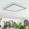 Finsrud Plafones, Panel LED Plata, 1 luz