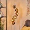 Koyoto Luminarias esféricas, Lámpara de pie 32 cm dorado, Transparente, Color cobre, Ahumado, 6 luces
