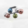Gastor Plafones, Luminarias esféricas Azul, Cromo, Verde, Color cobre, Ahumado, 6 luces