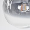 Chehalis Plafones, Luminarias esféricas 30.5 cm Transparente, Ahumado, 3 luces