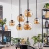 Ripoll Lámparas suspendidas, Luminarias esféricas, Lámparas colgantes Colores ámbar, 6 luces Ripoll Lámparas suspendidas, Luminarias esféricas, Lámparas colgantes Colores ámbar, 6 luces