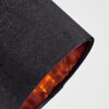 Fallhagen Apliques, Spot de pared Negro, 1 luz