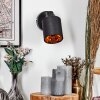 Fallhagen Apliques, Spot de pared Negro, 1 luz