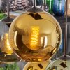 Koyoto Lámparas suspendidas, Luminarias esféricas, Lámparas colgantes Azul, dorado, Verde, 6 luces