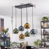 Koyoto Lámparas suspendidas, Luminarias esféricas, Lámparas colgantes Azul, dorado, Verde, 6 luces