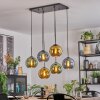 Koyoto Lámparas suspendidas, Luminarias esféricas, Lámparas colgantes Azul, dorado, Verde, 6 luces