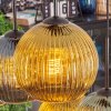 Koyoto Lámparas suspendidas, Luminarias esféricas, Lámparas colgantes Azul, dorado, Verde, 6 luces