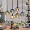 Koyoto Lámparas suspendidas, Luminarias esféricas, Lámparas colgantes Colores ámbar, Azul, Verde, Transparente, Ahumado, 6 luces