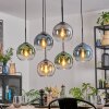 Koyoto Lámparas suspendidas, Luminarias esféricas, Lámparas colgantes Colores ámbar, Azul, Verde, Transparente, Ahumado, 6 luces