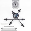 Gastor Plafones, Luminarias esféricas Ahumado, 6 luces