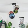 Gastor Plafones, Luminarias esféricas 32 cm Azul, Cromo, Verde, Color cobre, Ahumado, 4 luces