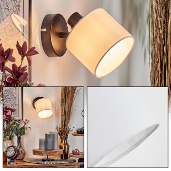 Alsen Apliques, Spot de pared Negro, 1 luz Alsen Apliques, Spot de pared Negro, 1 luz
