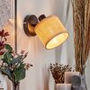 Sabadim Apliques, Spot de pared Negro, 1 luz