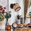 Ramila Apliques, Spot de pared Negro, 1 luz