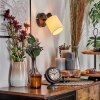 Fallhagen Apliques, Spot de pared Negro, 1 luz