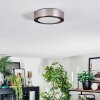 Tavin Plafones LED Níquel-mate, 1 luz