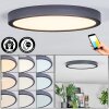 Finsrud Plafones, Panel LED Negro, 1 luz