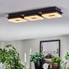 Walon Plafones LED Negro, 1 luz