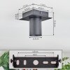 Udena Plafones LED Negro, 1 luz