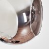 Koyoto Luminarias esféricas, Lámpara de pie 32 cm Colores ámbar, Cromo, Transparente, Ahumado, 6 luces