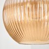 Koyoto Lámparas suspendidas, Luminarias esféricas, Lámparas colgantes dorado, 1 luz