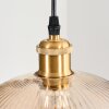 Koyoto Lámparas suspendidas, Luminarias esféricas, Lámparas colgantes dorado, 1 luz