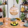 Koyoto Lámparas suspendidas, Luminarias esféricas, Lámparas colgantes dorado, 1 luz