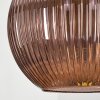 Koyoto Lámparas suspendidas, Luminarias esféricas, Lámparas colgantes dorado, 1 luz