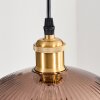 Koyoto Lámparas suspendidas, Luminarias esféricas, Lámparas colgantes dorado, 1 luz