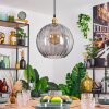 Koyoto Lámparas suspendidas, Luminarias esféricas, Lámparas colgantes dorado, 1 luz