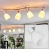 Starkeryd Plafones, Spot techo Cromo, Blanca, 4 luces