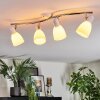 Starkeryd Plafones, Spot techo Cromo, Blanca, 4 luces