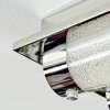 Zamar Plafones LED Cromo, 3 luces