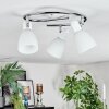 Starkeryd Plafones, Spot techo Cromo, Blanca, 3 luces