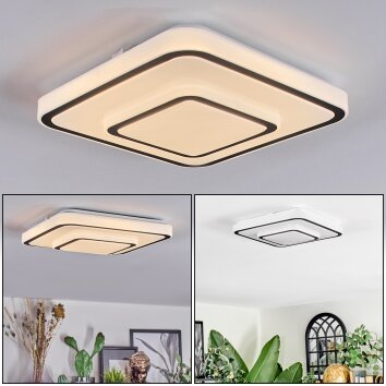 Borin Plafones LED Gris, Blanca, 1 luz Borin Plafones LED Gris, Blanca, 1 luz