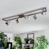 Danil Plafones, Spot techo LED Níquel-mate, 6 luces